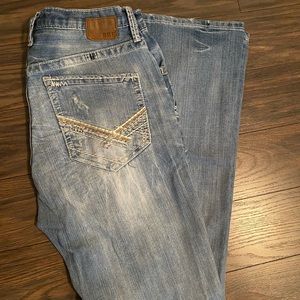 Men’s distressed BKE Denim